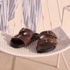 WYSE London Accessories & Shoes | Leila Sandal - Chocolate Brown