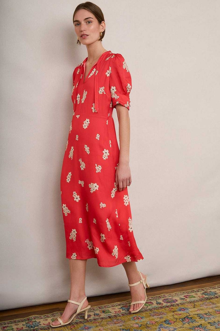 WYSE London Dresses & Jumpsuits | Paulina Floral Dress - Pink Multi