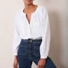 WYSE London Linen | Monica Linen Shirt - White