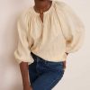 WYSE London Occasionwear | Lauren Blouse - Gold