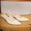 WYSE London Occasionwear | Carly Kitten Heel - Ivory