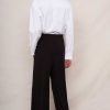 WYSE London Trousers | Delphine Pull On Trouser - Black