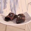 WYSE London Accessories & Shoes | Leila Sandal - Chocolate Brown