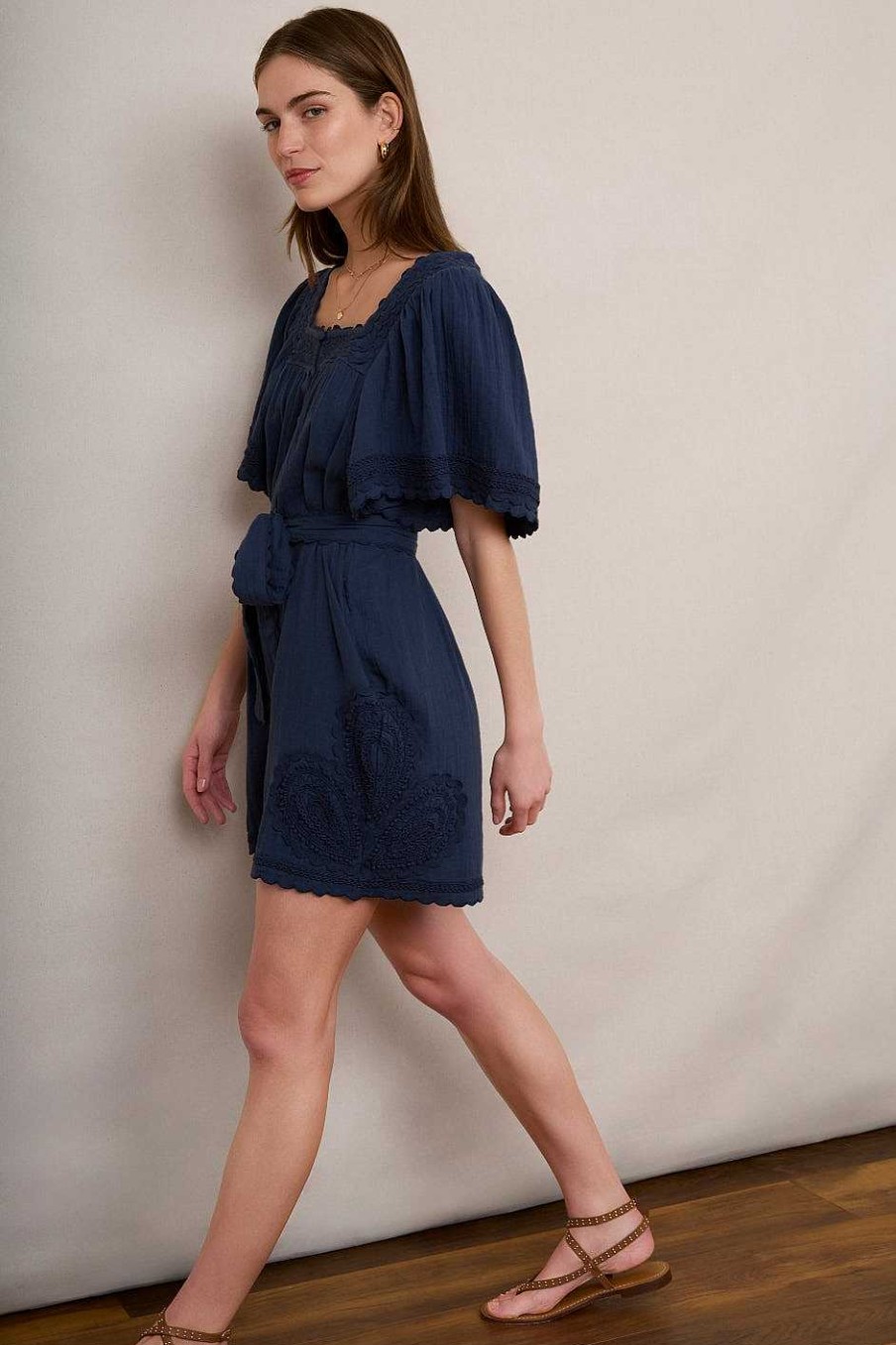 WYSE London Dresses & Jumpsuits | Issie Playsuit - Midnight