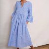 WYSE London Dresses & Jumpsuits | Billie Scallop Dress - Blue