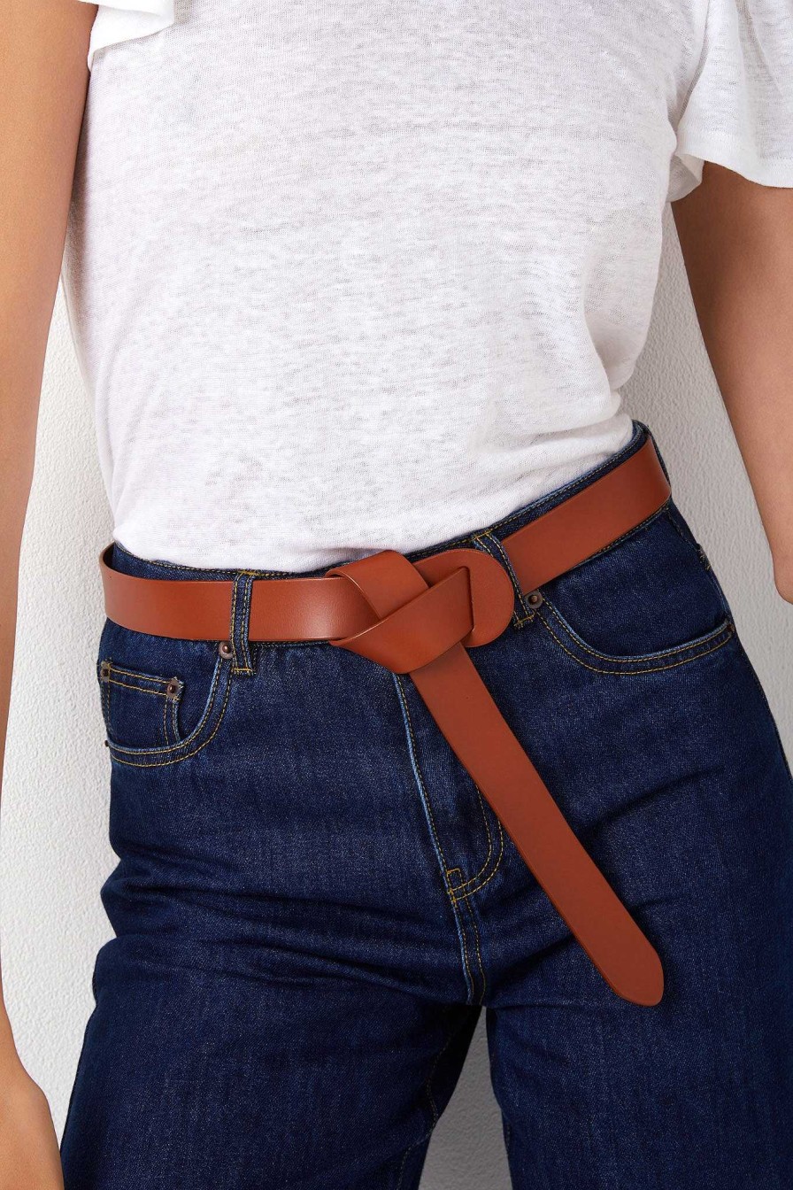 WYSE London Accessories & Shoes | Wrap Leather Belt - Tan