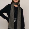 WYSE London Accessories & Shoes | Maddie Metallic Scarf - Disco