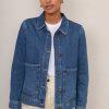 WYSE London Denim | Aveline Denim Jacket - Mid Wash