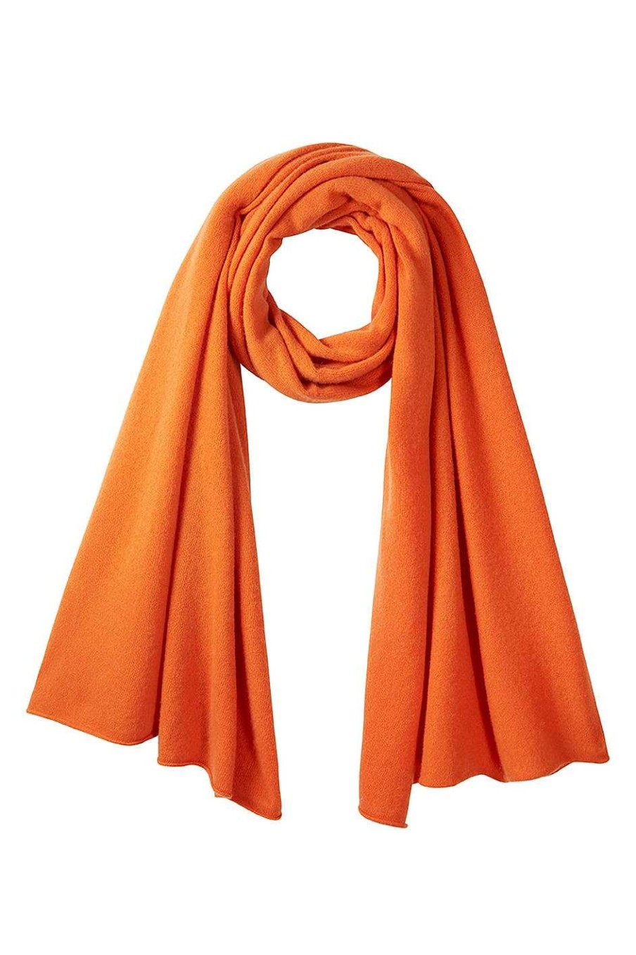 WYSE London Accessories & Shoes | Mathilde Cashmere Scarf - Orange