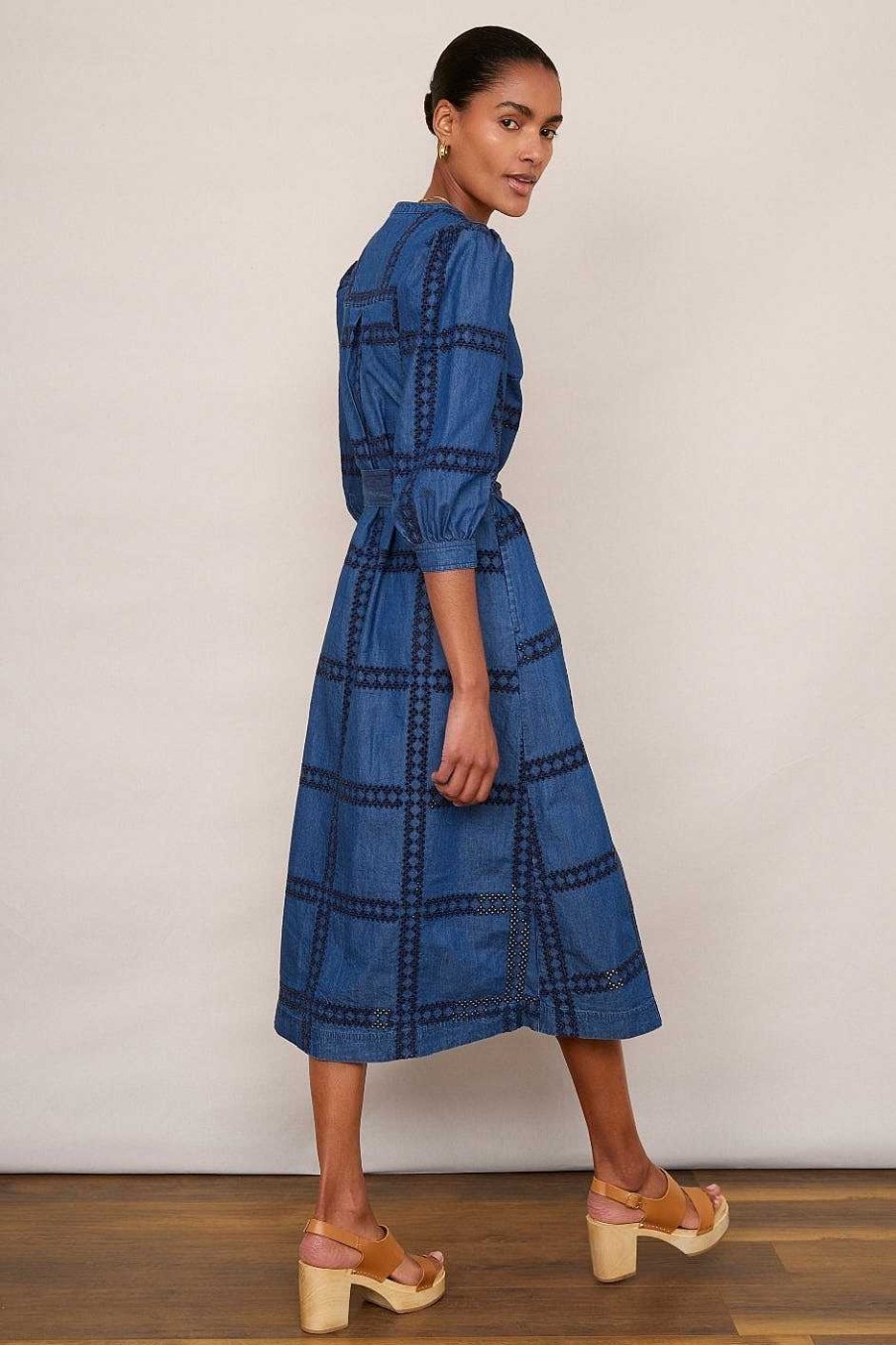 WYSE London Holiday | Verity Dress - Denim