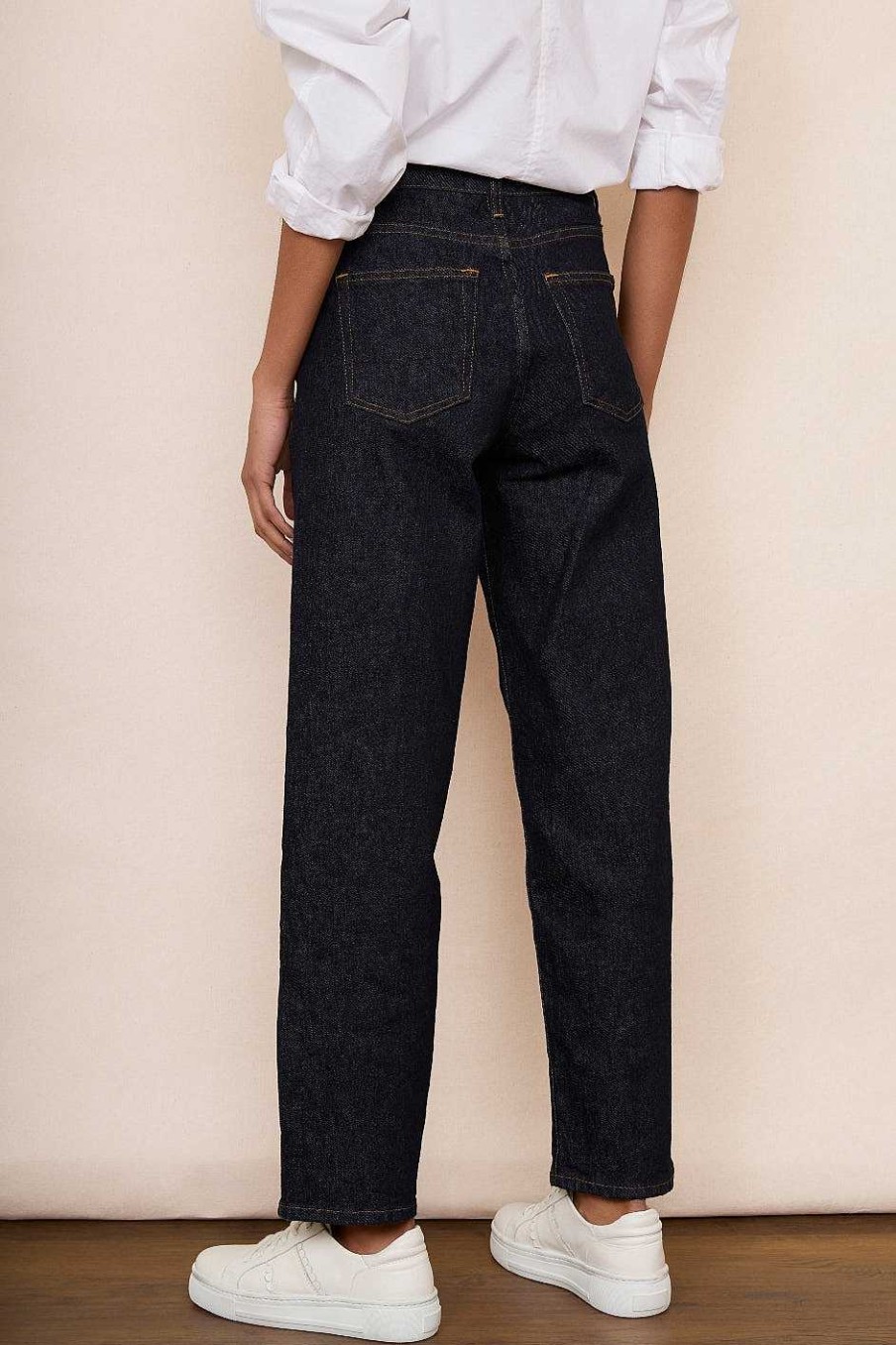 WYSE London Longer Lengths | Daisy Girlfriend Jean - Indigo