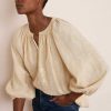 WYSE London Tops | Lauren Blouse - Gold