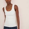 WYSE London Holiday | Edelie Ribbed Vest - White